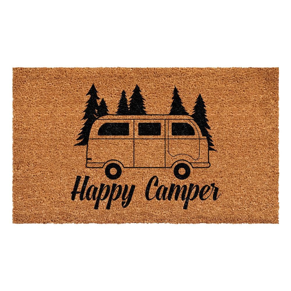 Happy Campers 24x48 Personalized Doormat