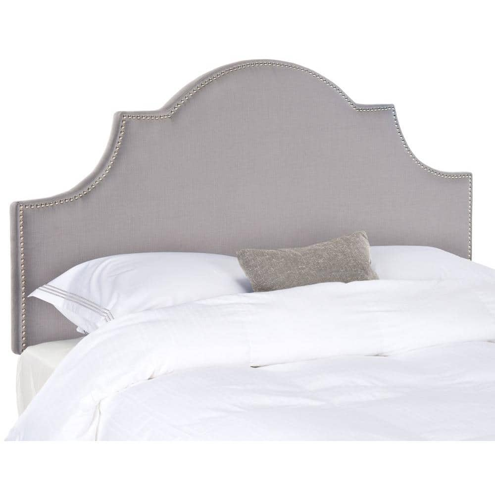 SAFAVIEH Hallmark Gray Full Upholstered Headboard MCR4679C - The Home Depot