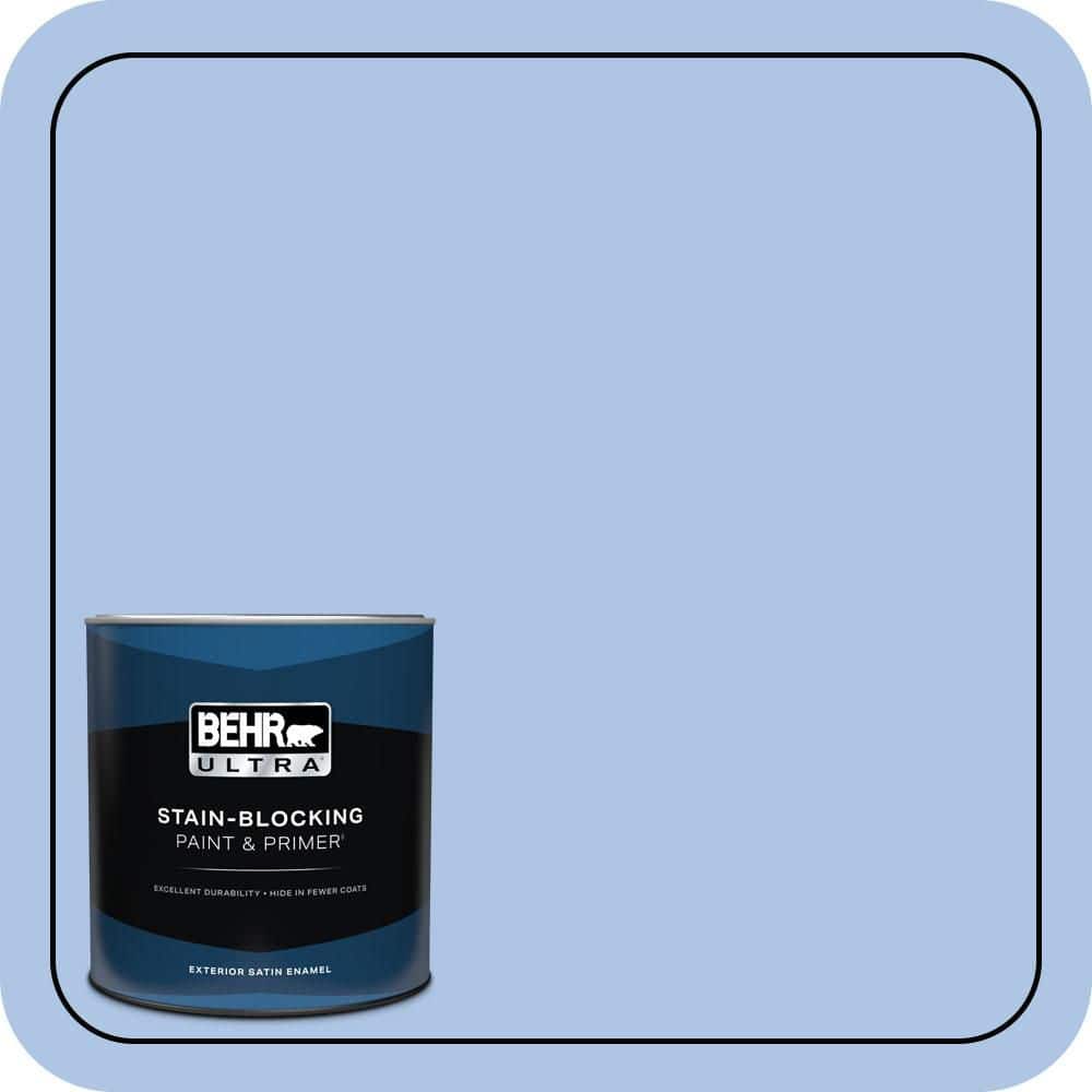 1 qt. #580B-4 Ocean Dream Satin Enamel Exterior Paint & Primer price history on PriceWatchPro