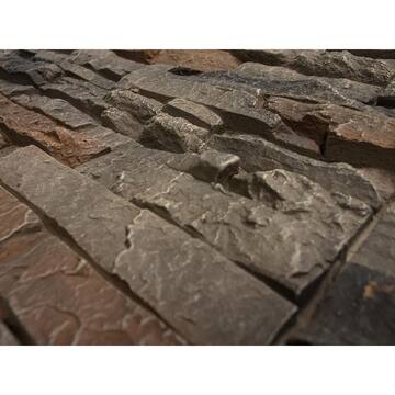 Stacked Stone Kenai 12 in. x 42 in. Faux Stone Siding Panel