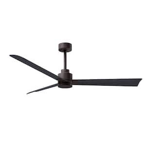 Alessandra 56 in. 6 fan speeds Ceiling Fan in Bronze with Remote Control Included