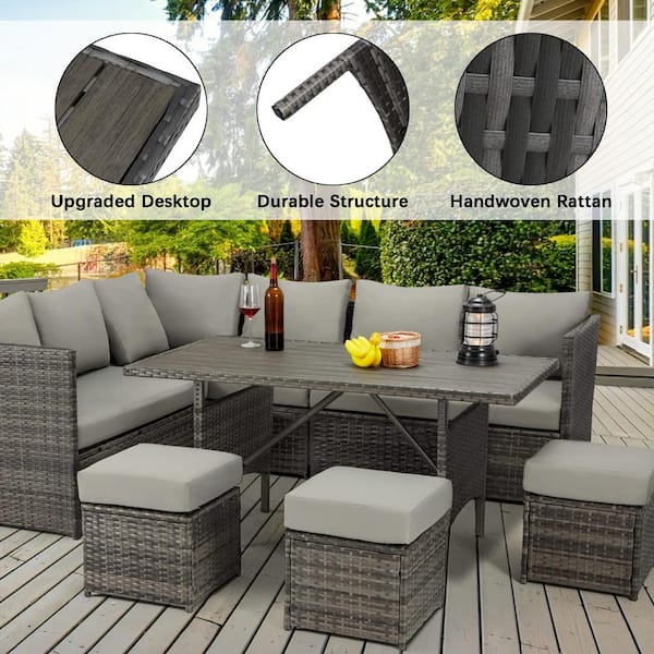 Expandable VredHom For 8-10, Inch Patio Dining Table With