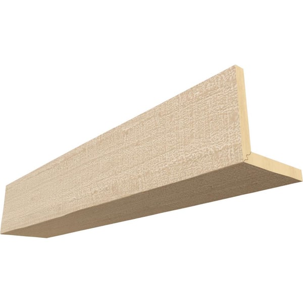 Ekena Millwork Endurathane 8 in. H x 4 in. W x 8 ft. L Rough Cedar Sand Dune Faux Wood Beam