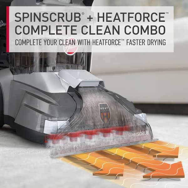 HOOVER TurboScrub Upright Carpet Cleaner Machine FH50138V - The Home Depot