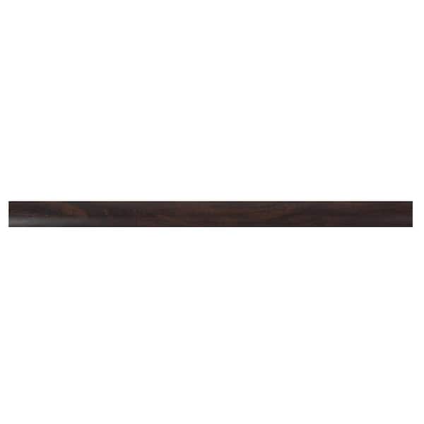 Aged Walnut 19 mm T x 2.75 in. W x 94 in. L Luxury Vinyl Stair Nose Molding