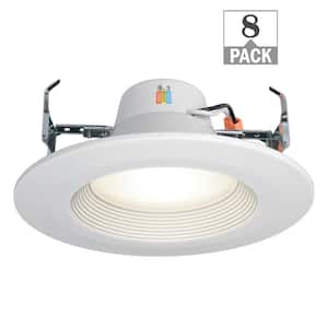 5 in./6 in. Selectable Integrated LED Recessed Trim Downlight 800 Lumens 3000K 4000K 5000K Dimmable (8-Pack)