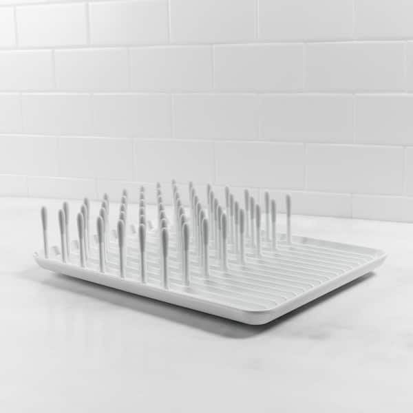 OXO Good Grips Compact Dish Rack in White 1440480 - The Home Depot