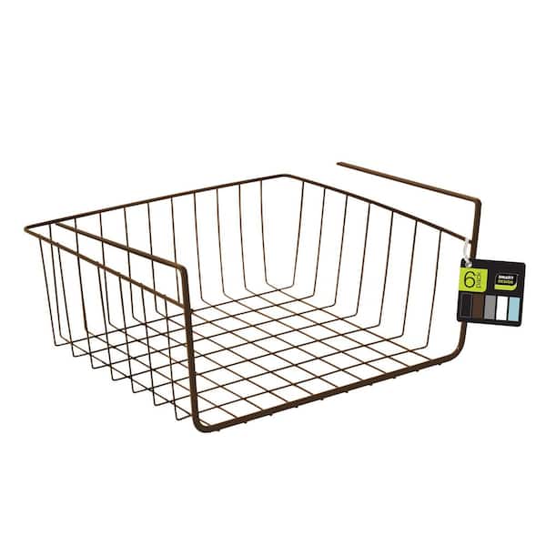 iDesign 12 x 10 x 7.75 Silver Classico Stackable Basket