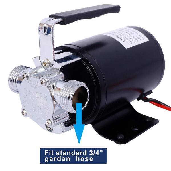 TOPWAY 330 GPH Utility Water Transfer Pump With Hose Kit - 1/10HP Sump Pump
