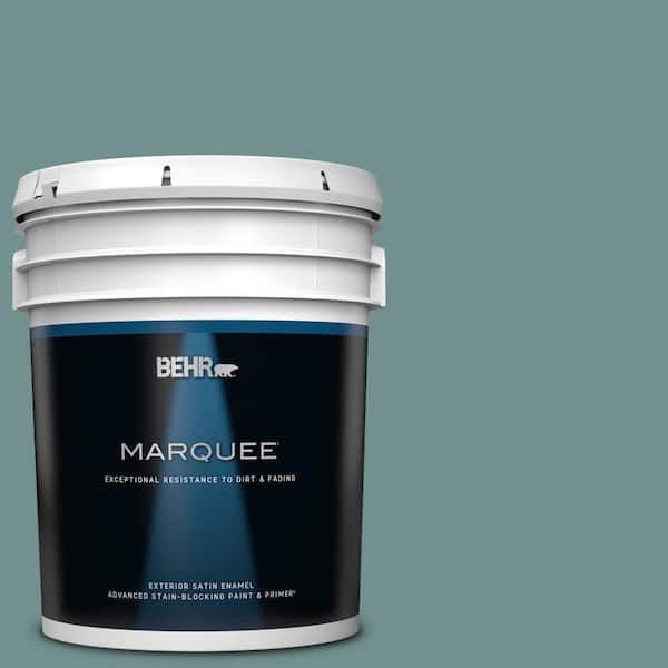 BEHR MARQUEE 5 gal. #PPU12-03 Dragonfly Satin Enamel Exterior Paint & Primer