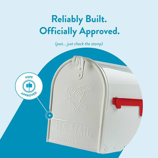 Gibraltar Extra Large Lockable Security Mailbox – Heavy-Duty Steel, Locking Compartment, Large Capacity