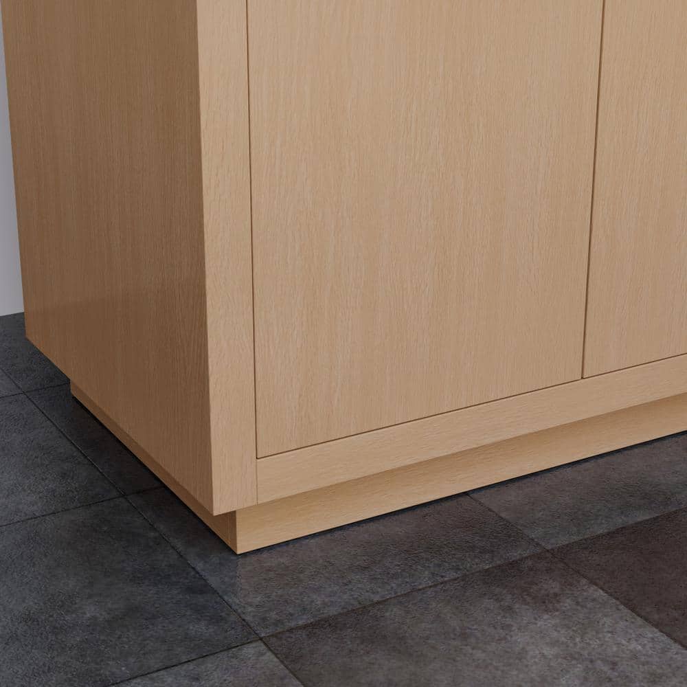 Maroni Light Straw 35" Hardwood Freestanding Vanity Base