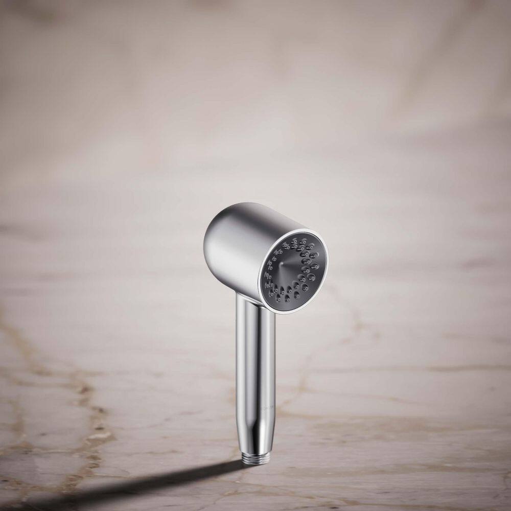 Compact Chrome Single Function Handheld Shower Head