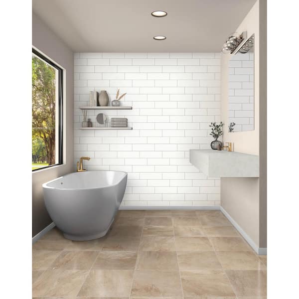 Daltile Bathroom Accessories White 4-3/4 in. x 6-3/8 in. Wall