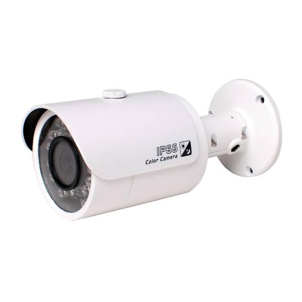 SPT Indoor or Outdoor 1 Megapixel 720P HD-CVI Wired Bullet Standard Surveillance Camera with 3.6 mm Lens and 24 IR LED