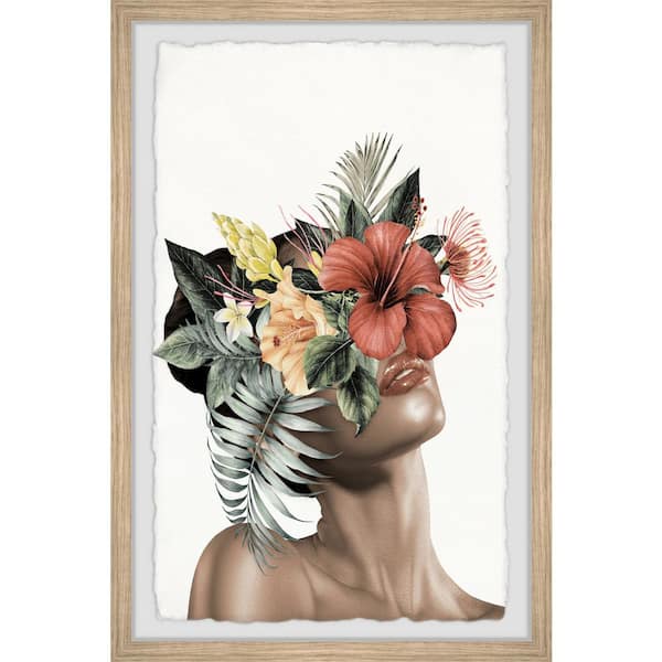 Unbranded "Chin Up Princess" By Marmont Hill Framed People Art Print 18 in. x 12 in.