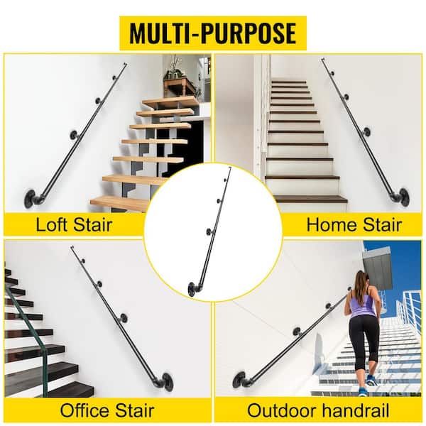 Stair Handrail, Hand Rails Stairs, 1.25M Handrails For Stairs, Anti - View #5