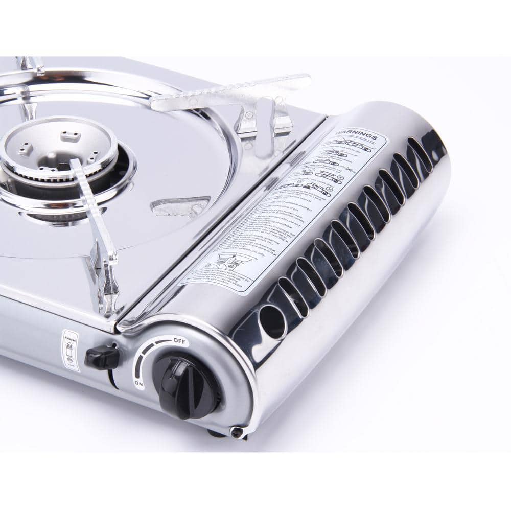 8000 BTU Stainless Steel Butane Gas Single Burner Stove