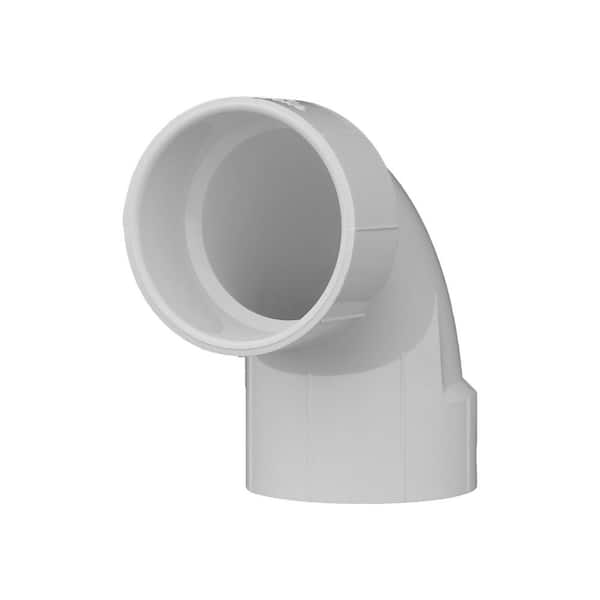 3 in. PVC DWV 90-Degree Hub x Hub Elbow