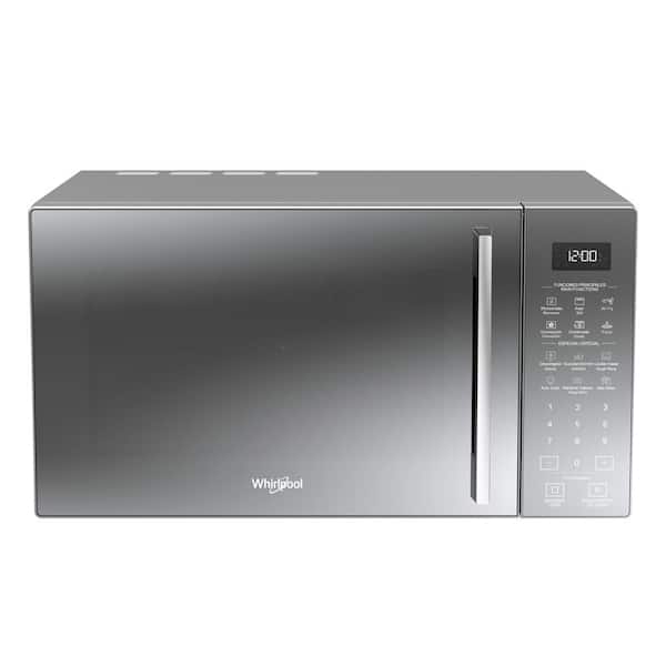Whirlpool 21 in. 1.0 cu. ft. Electric Built-In Microwave in Silver with Mirror Finish