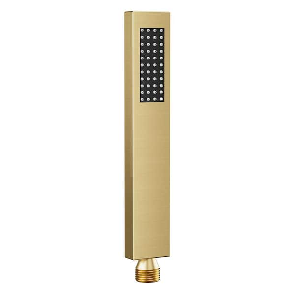 Classic Rain 1-Spray Wall Mount Handheld Shower Head 1.8 GPM in Brushed Gold