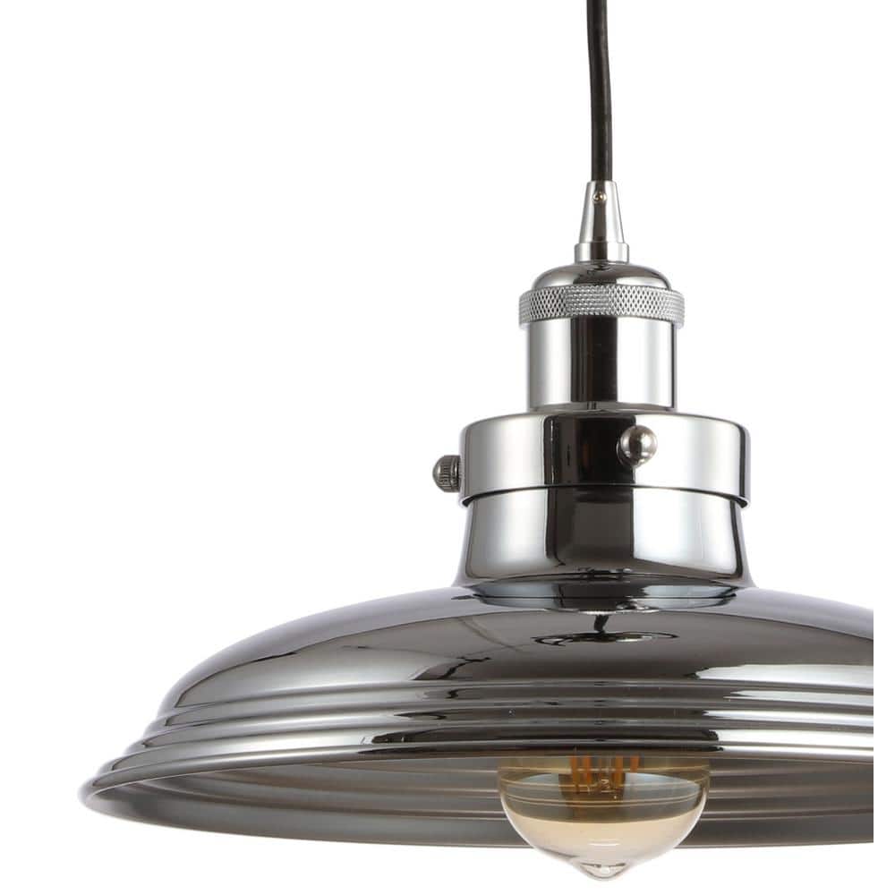 Bedford Rustic French Country Chrome Globe LED Pendant Light