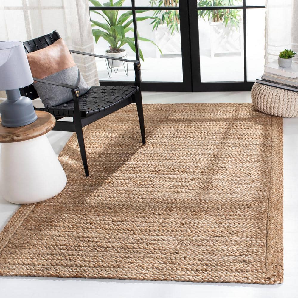 Natural Fiber Hand Woven Jute Area Rug 2'6" x 4'