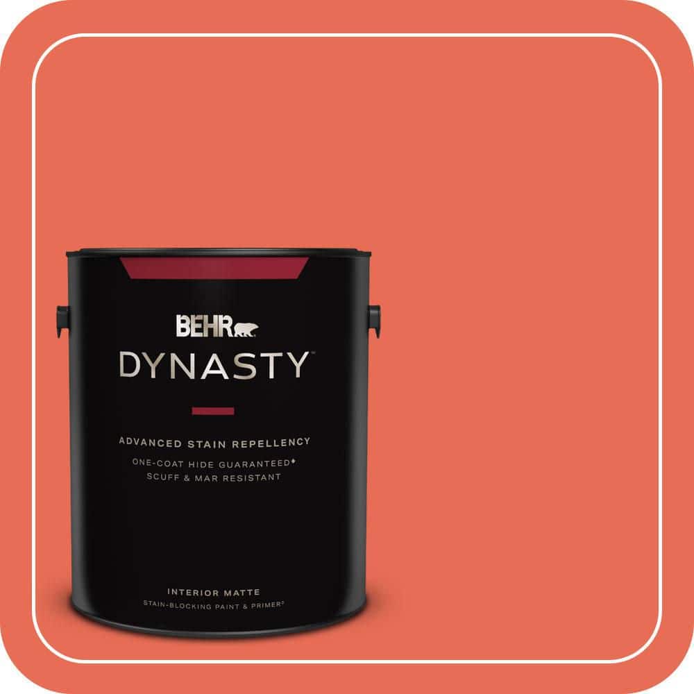 1 gal. #190B-6 Wet Coral Matte Interior Stain-Blocking Paint & Primer price history on PriceWatchPro