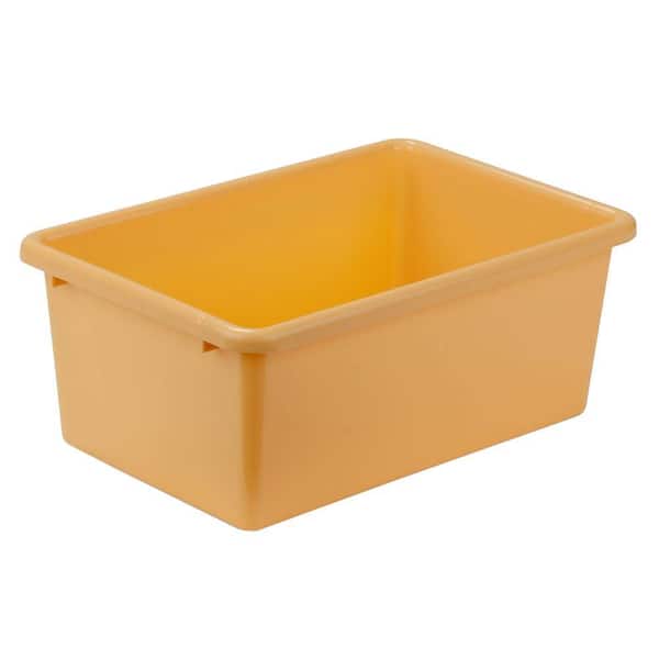 Honey-Can-Do 7.9-Qt. Storage Bin in Yellow