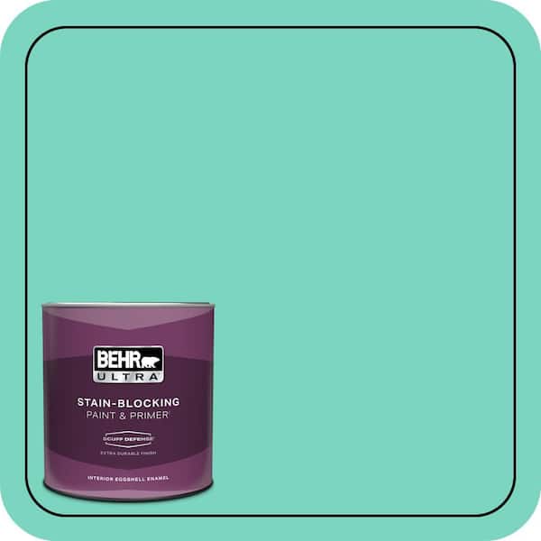 BEHR ULTRA 1 qt. #P430-3 Green Parakeet Extra Durable Eggshell Enamel Interior Paint & Primer