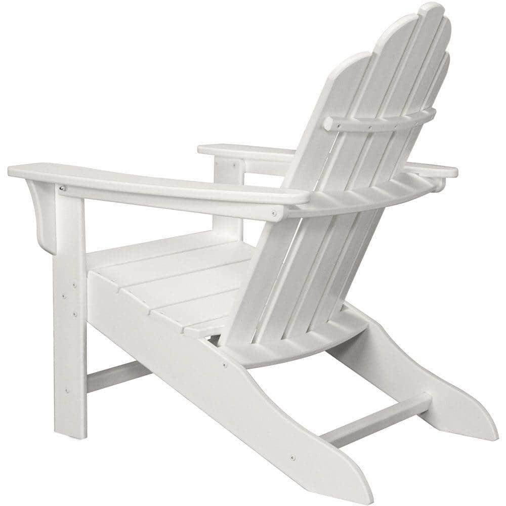 White Metal Frame Modern Adirondack Chair