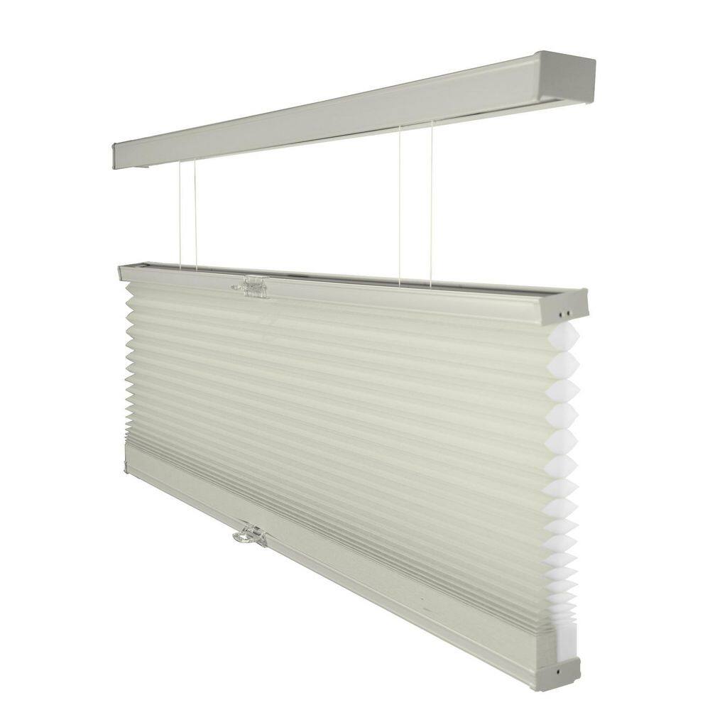 Cut-to-Size Pebble Grey Cordless Top Down Bottom Up Light Filtering Polyester Cellular Shade 23.5 in. W x 72 in. L price history on PriceWatchPro