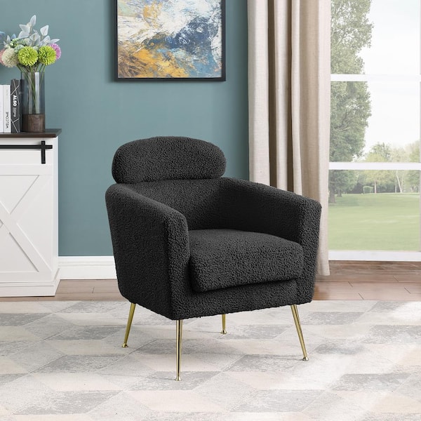 Accent chair best sale chrome legs