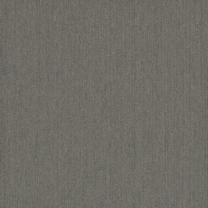 Duval - Riley - Gray Commercial/Residential 24 x 24 in. Glue-Down Carpet Tile Square (72 sq. ft.)