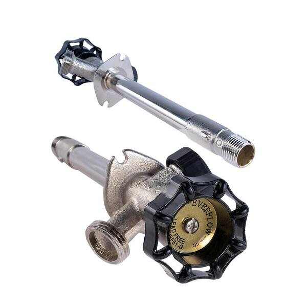 The Plumber S Choice 10 In Anti Siphon Sillcock Frost Free Outdoor Faucet With 1 2 In Mip Sweat Connection And 3 4 In Hose Bib Sillvac10 The Home Depot