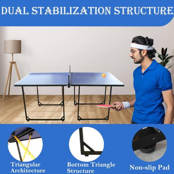 TIRAMISUBEST T-Goals Foldable and Portable 6 ft. Mid-Size
