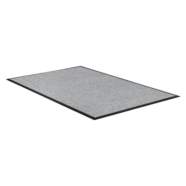 Absorba Mat NG Gray 3 ft. x 5 ft. Rubber Indoor Outdoor Commercial Door Mat