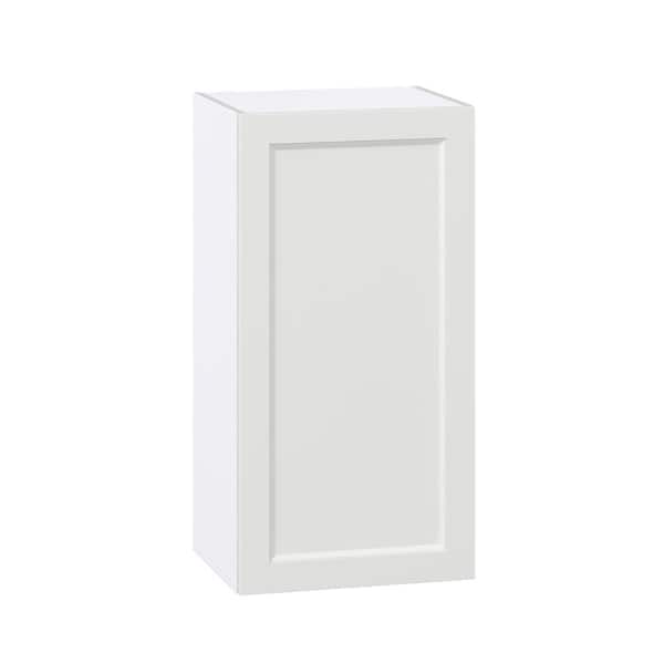 J COLLECTION Laramie 18 in. W x 14 in. D x 35 in. H Assembled Wall Kitchen Cabinet in Painted Bright White