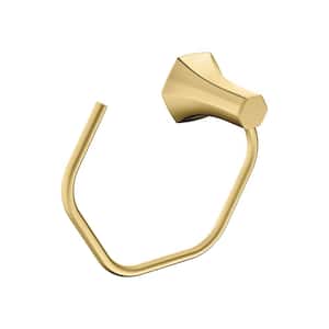 Locarno Towel Ring in Brushed Gold Optic