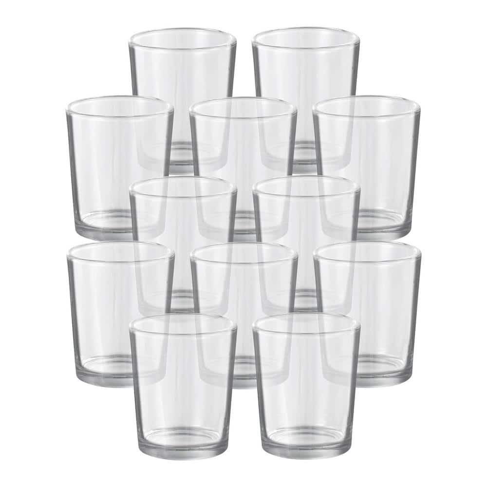 12PK - Votive Candle Holder - Wedding Parties Holiday Home Decor - Clear 2 