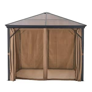 Wesson 10 ft. x 10 ft. Aluminum Gazebo with Hardtop