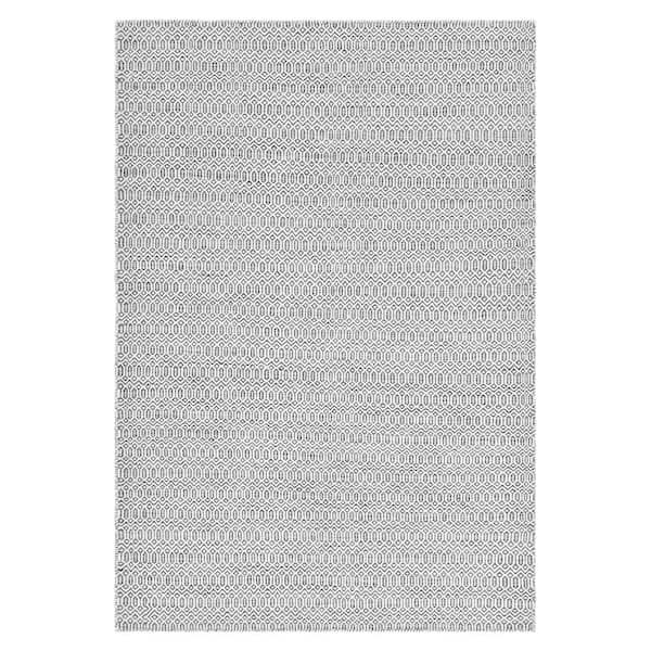 Solo Rugs Chatham Contemporary Flatweave Slate 8 ft. x 10 ft. Hand Woven Area Rug