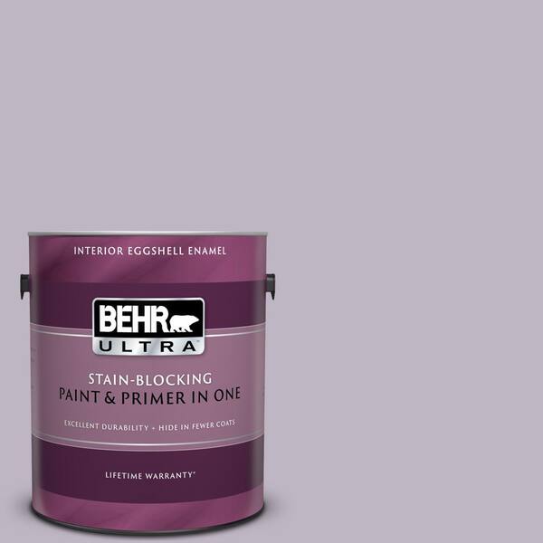 BEHR ULTRA 1 gal. #UL250-16 Aster Eggshell Enamel Interior Paint and Primer in One