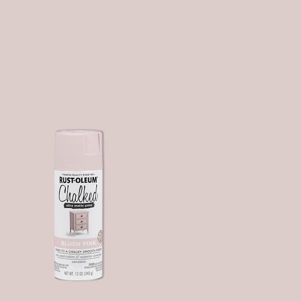 Rust-Oleum 12 oz. Chalked Blush Pink Ultra Matte Spray Paint (6-Pack)