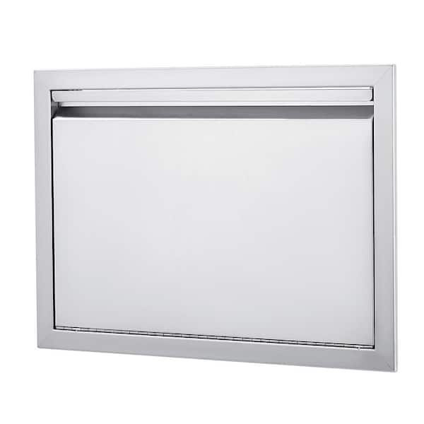 Garvee 17 in. W x 24 in. H Stainless Steel BBQ Access Door Unit with Handle