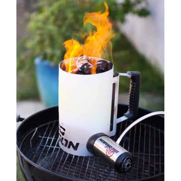 BBQ Dragon Stainless Steel Cordless Grill Fan with Adjustable Clamp