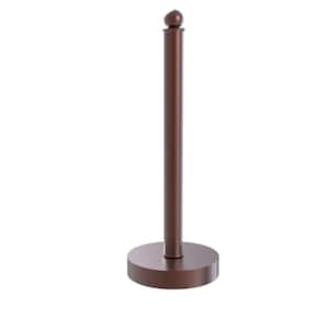 Contemporary Counter Top Kitchen Paper Towel Holder in Antique Copper