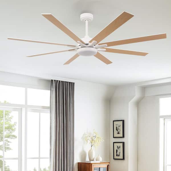 FUFU&GAGA 60 in. 6-Speed Brown 3-Blade Propeller Ceiling Fan