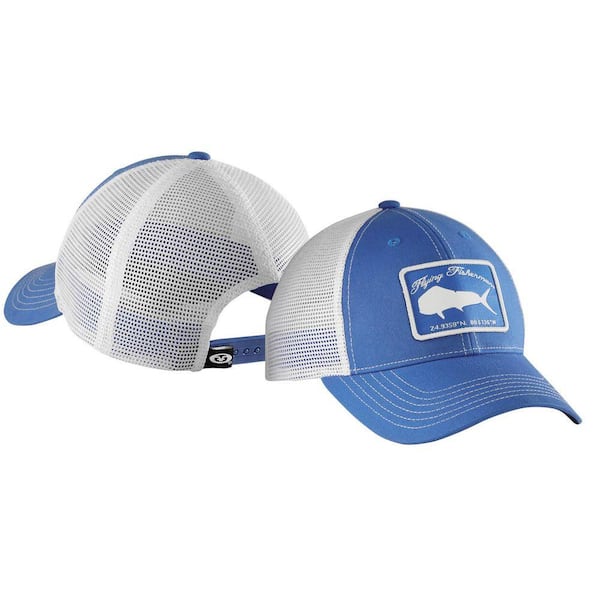 Flying Fisherman Blue and White Mahi Trucker Hat H1766 - The Home