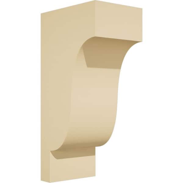 Ekena Millwork Standard Newport 7 in. W x 20 in. H x 10 in. D Signature Urethane Polyurethane Corbel